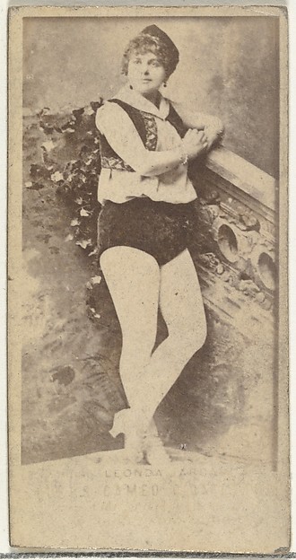 W. Duke, Sons & Co., Leonda Jarcaw, from the Actors and Actresses series (N145-5) issued by Duke Sons & Co. to promote Cameo Cigarettes
