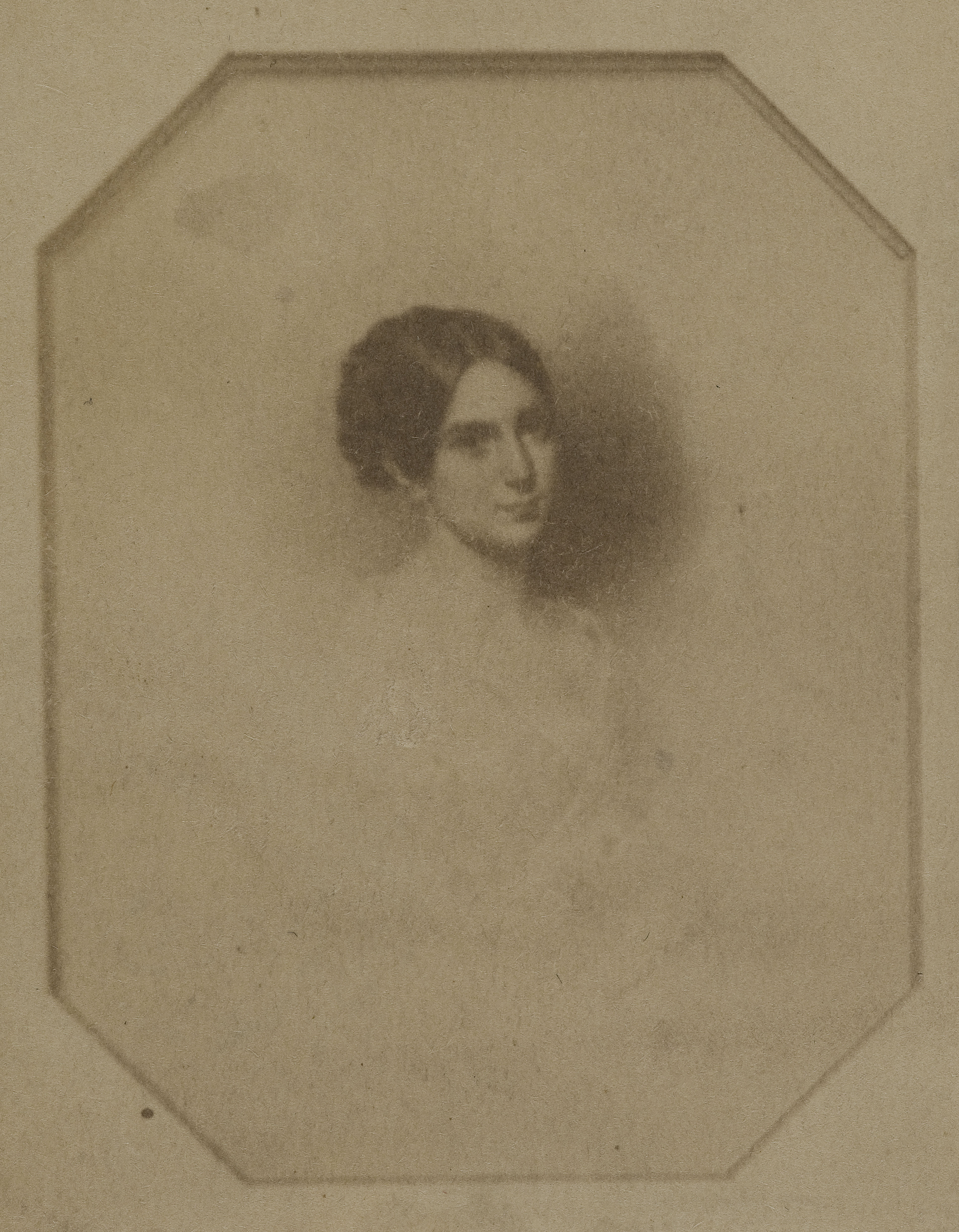 Auguste Vacquerie, Portrait de Léopoldine Hugo d'après un dessin d'Edouard Dubufe