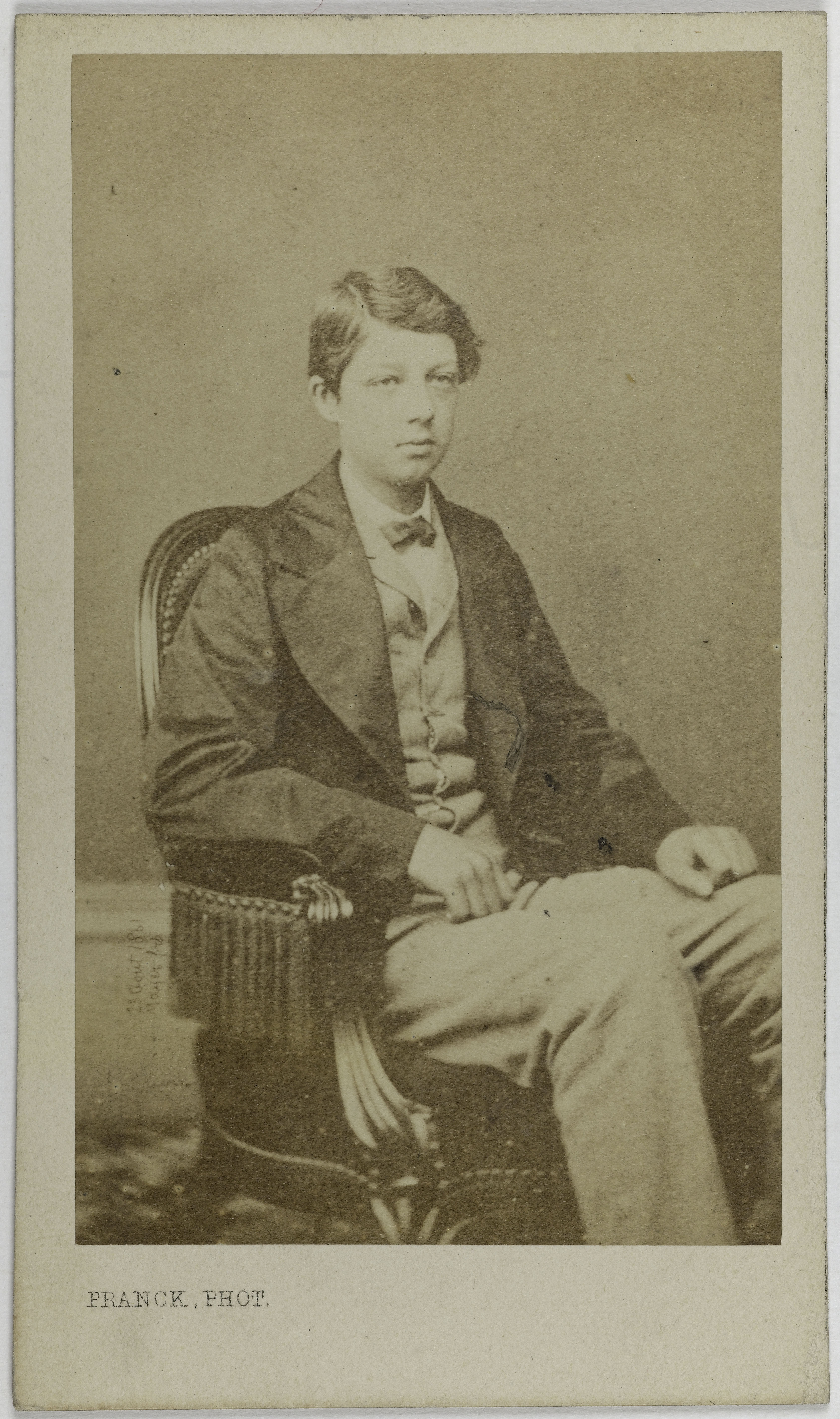 Franck, Portrait de Pierre d'Orléans, duc de Penthièvre, (1845-1919), (officier de marine, fils du prince de Joinville)