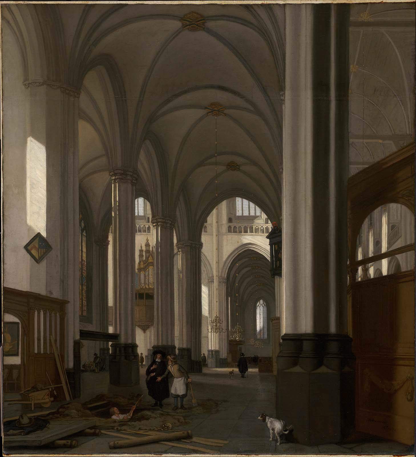 Emanuel de Witte, Interior of the Nieuwe Kerk, Amsterdam