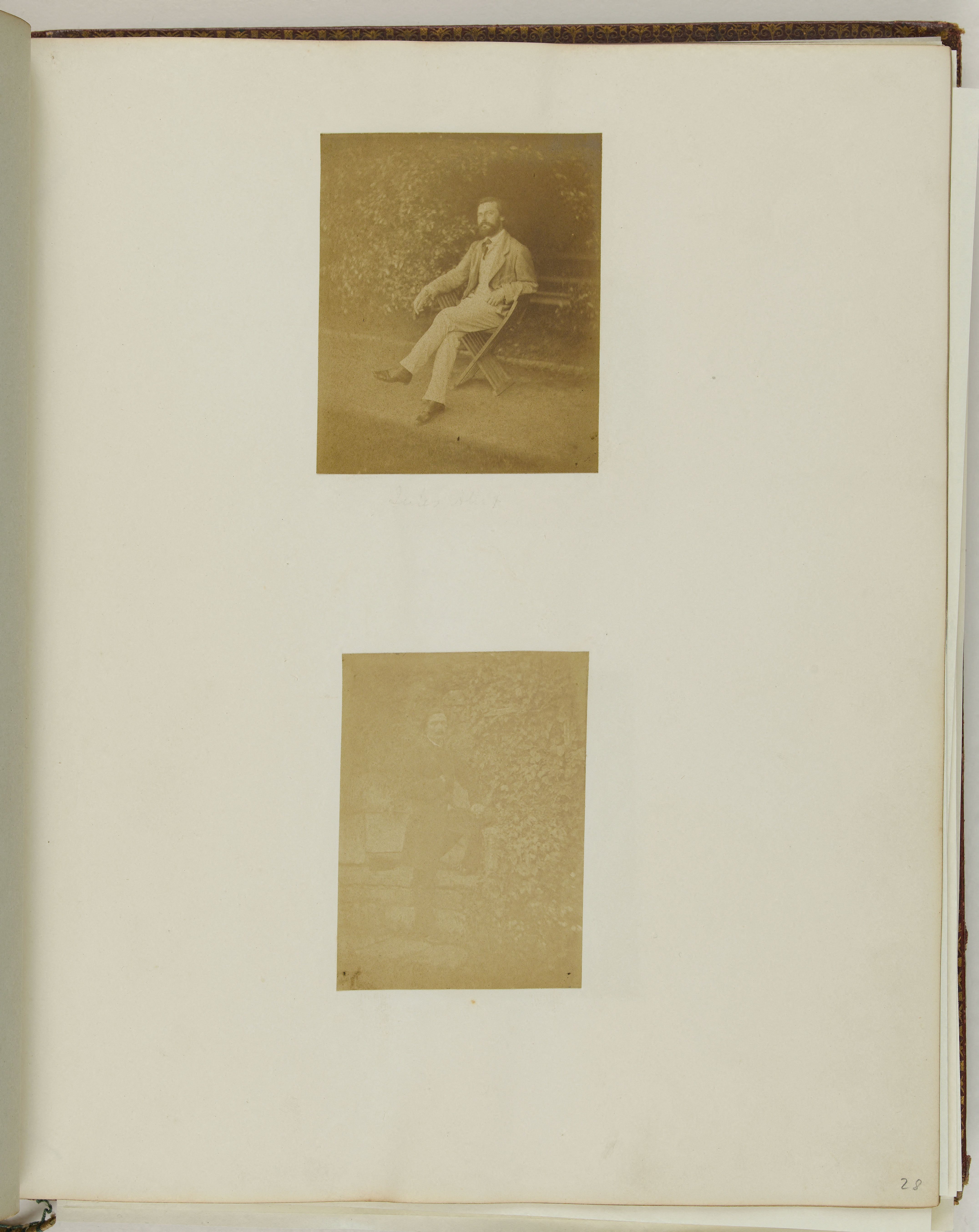 Anonyme, Jules Allix et portrait d'homme