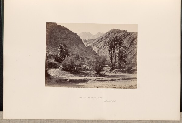Francis Frith, Wadee Feyran Sinai, Second View