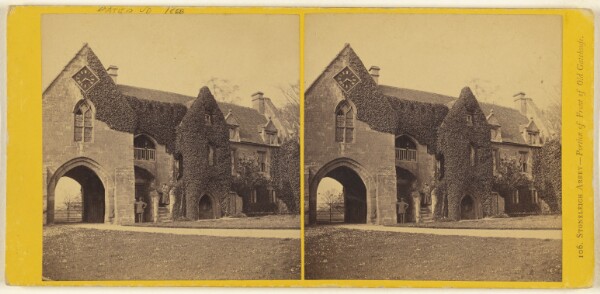 Francis Bedford, Stoneleigh Abbey - Portion of Front of Old Gatehouse.