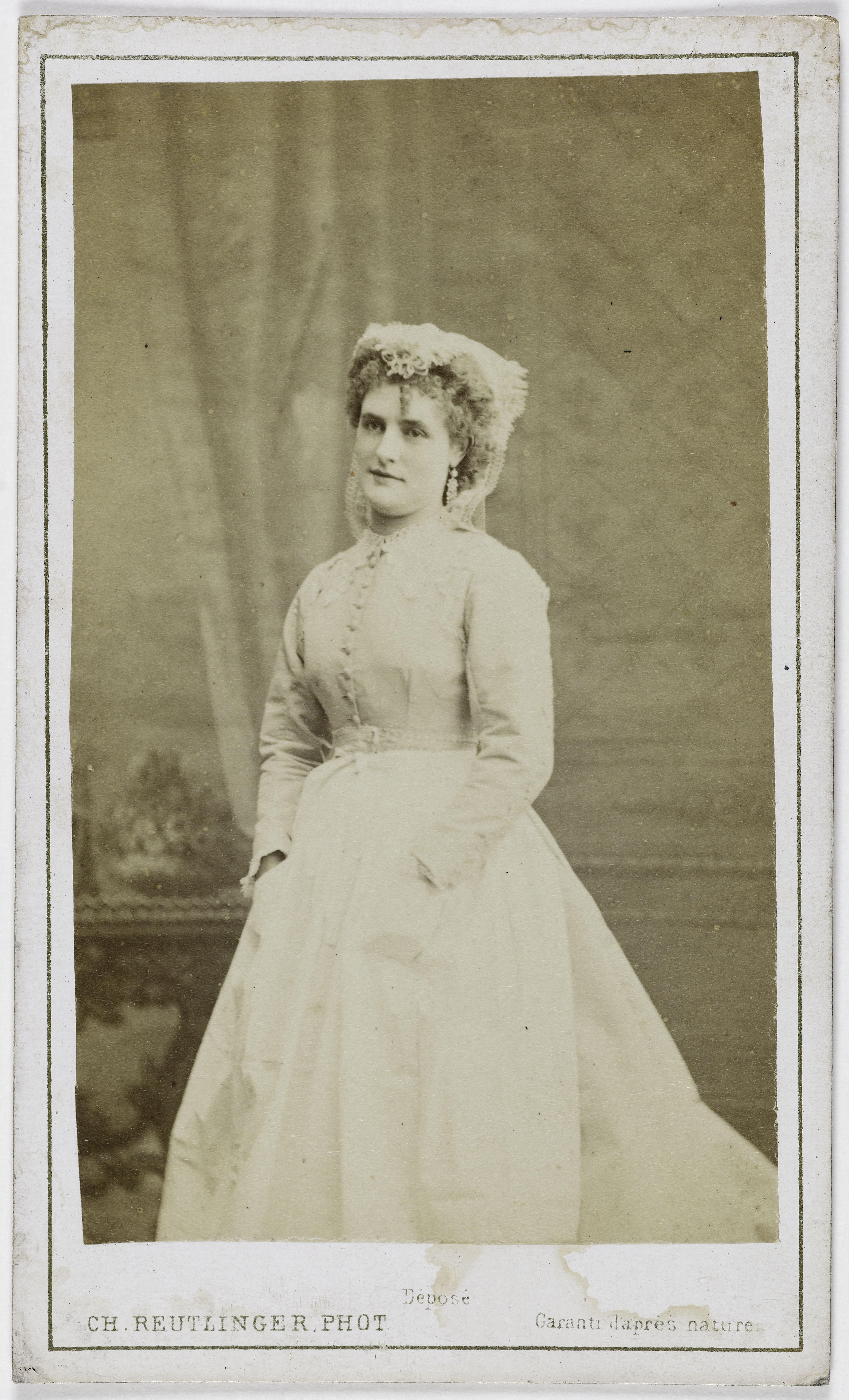 Charles Reutlinger, Portrait de H. Dupont (actrice aux Bouffes)