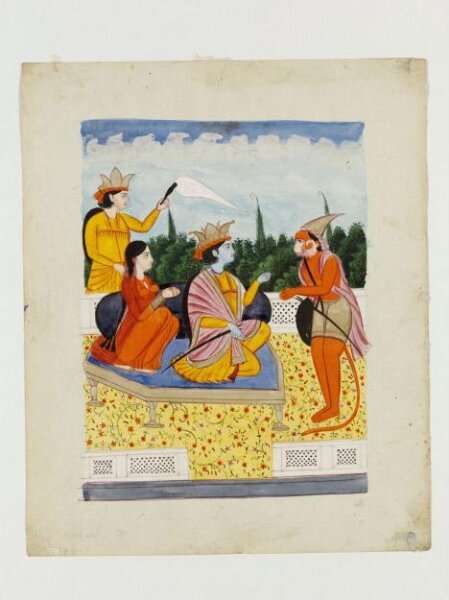 Unknown, Hanuman, Rama and Sita and Lakshmana