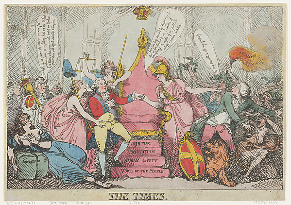 Thomas Rowlandson, The Times