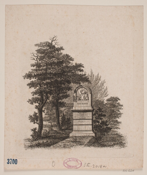 Gerhard Ludvig Lahde, Georg Nielsens Gravminde