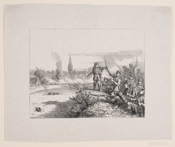 F. Hendriksen, Illustration til Digt af H. P. Holst