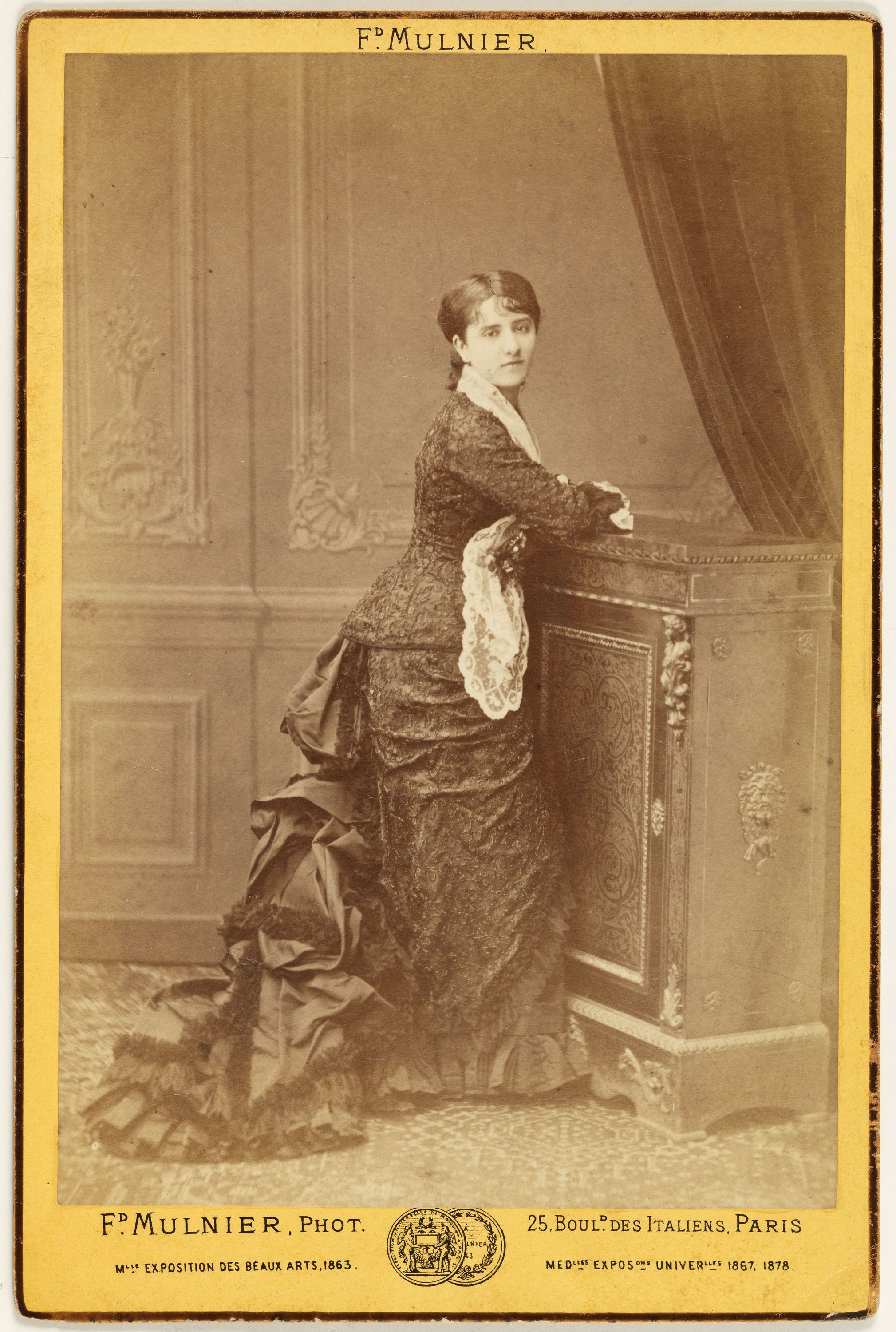 Ferdinand Mulnier, Portrait de Julia de Cléry, actrice