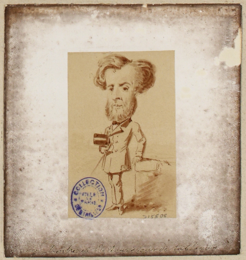 Anonyme, Portrait de Odier, peintre et restaurateur de tableaux