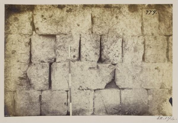 Parker, John Henry, Construction of the supposed Wall of Romulus on the Palatine, B.C. 750 (?)