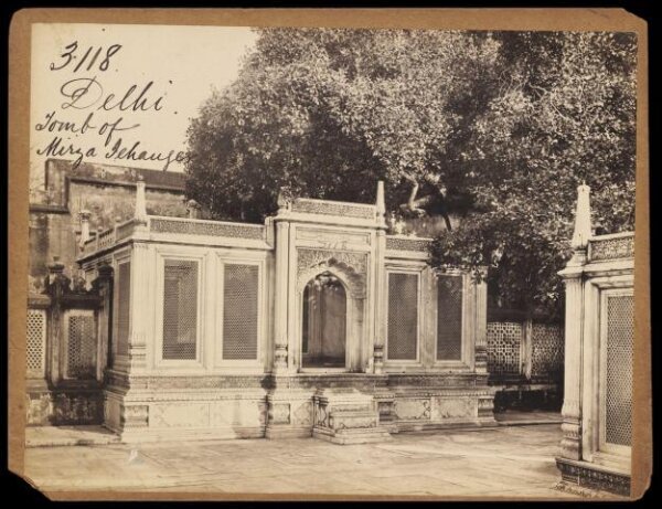 Francis Frith, Delhi.  Tomb of Mirza Jehanger