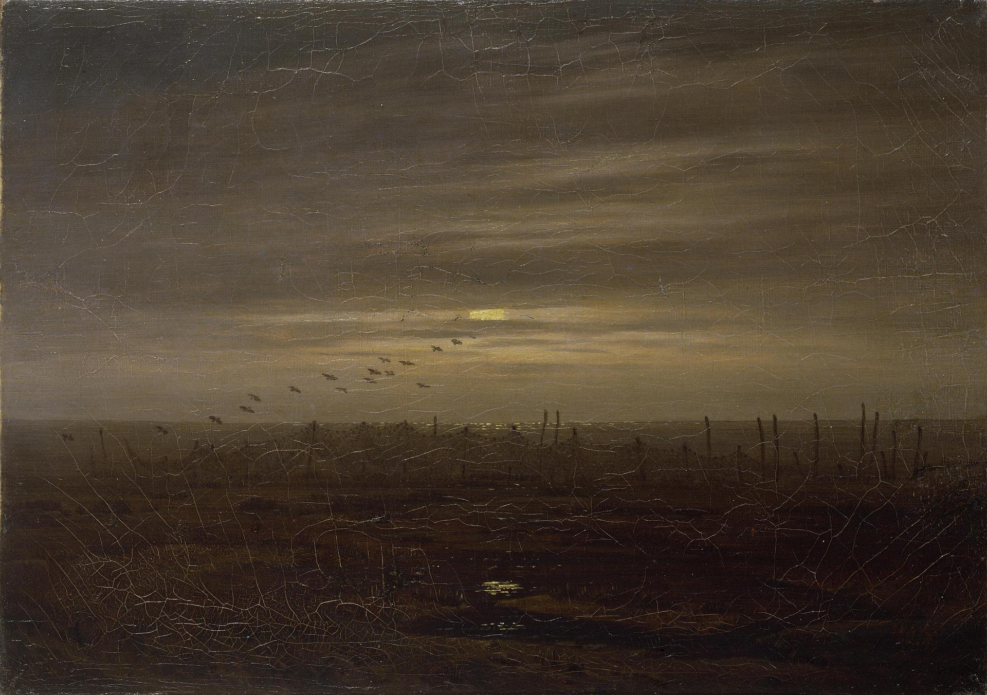 Caspar David Friedrich, Sea Shore (Fishing-Nets)