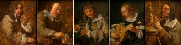 Gonzales Coques, The Five Senses