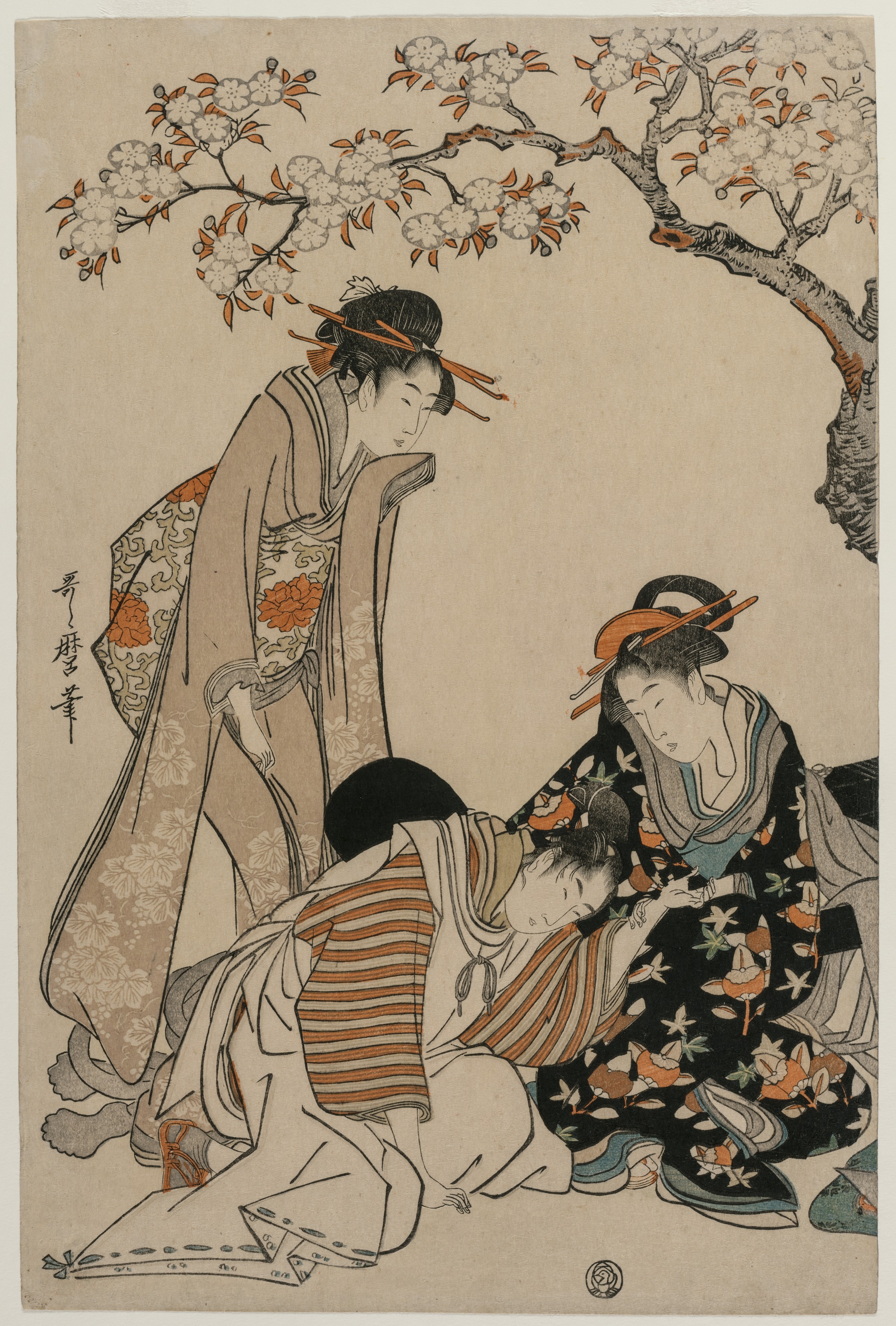 Kitagawa Utamaro, Parody of an Imperial Carriage Scene