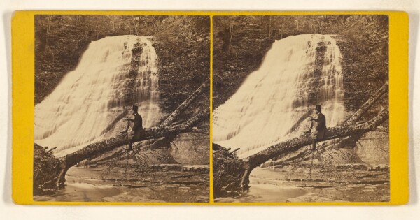 John B. Heywood, First Fall on Lick Brook, Ithaca. [New York]