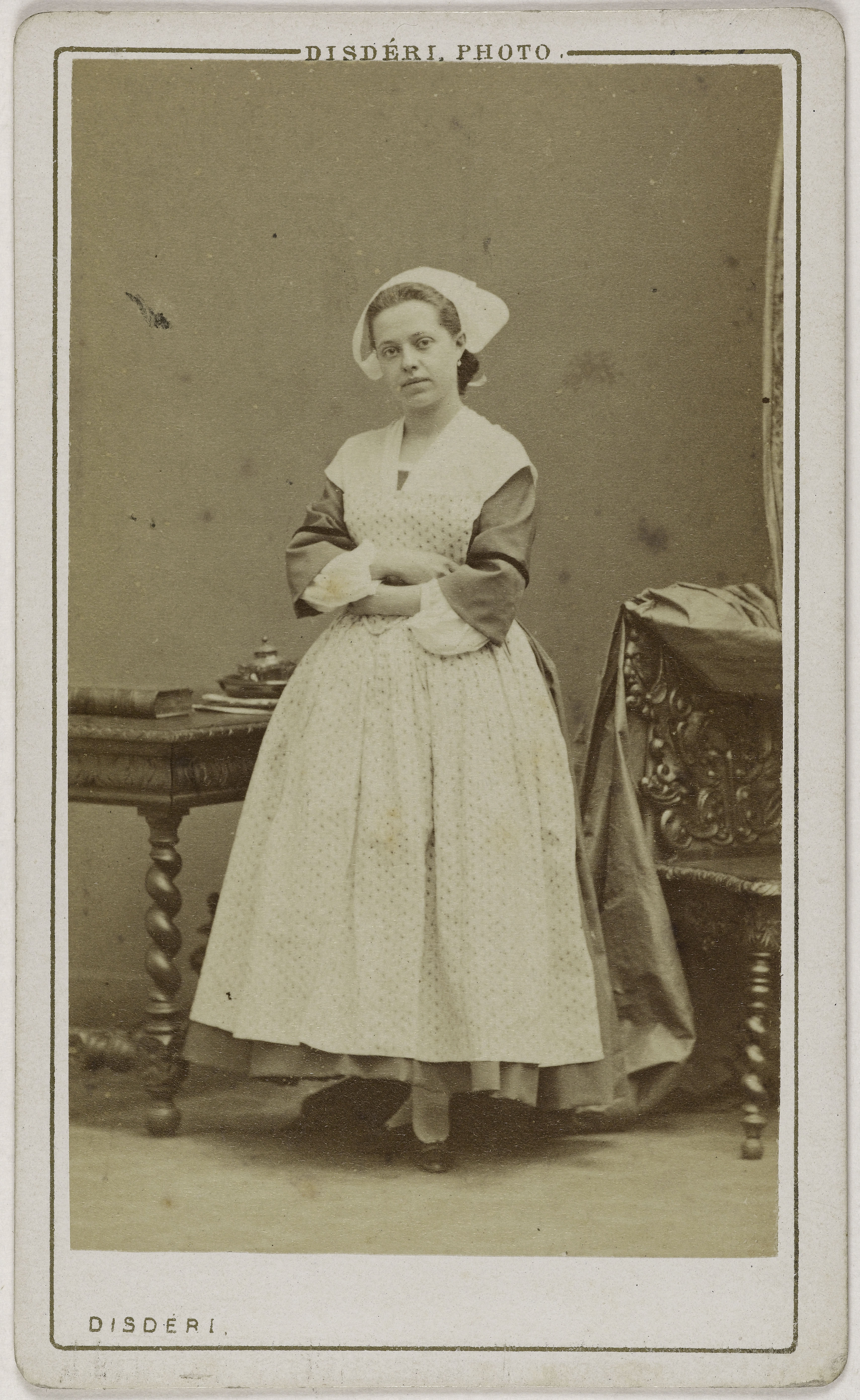 Disderi & Cie, Portrait de Marie Delaporte, 1838-, actrice