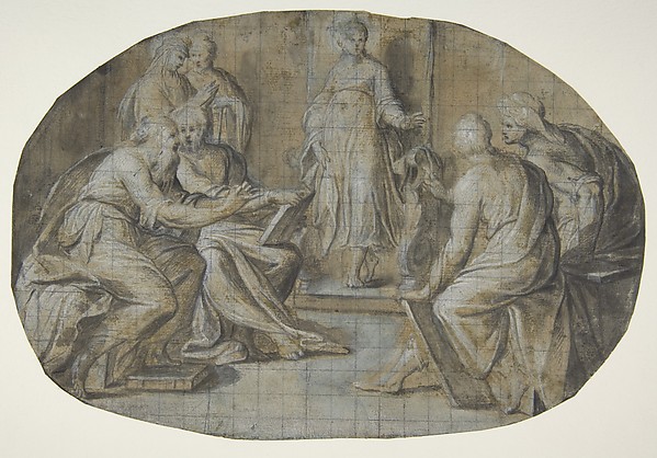 Camillo Procaccini, The Virgin and Saint Joseph find Jesus Disputing with the Doctors in the Temple