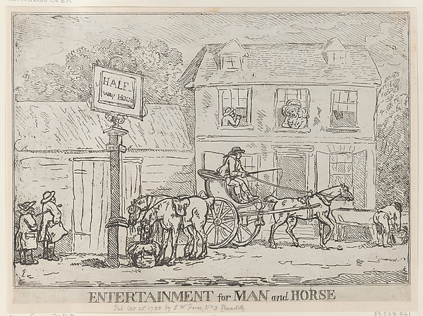 Thomas Rowlandson, Entertainment for Man and Horse
