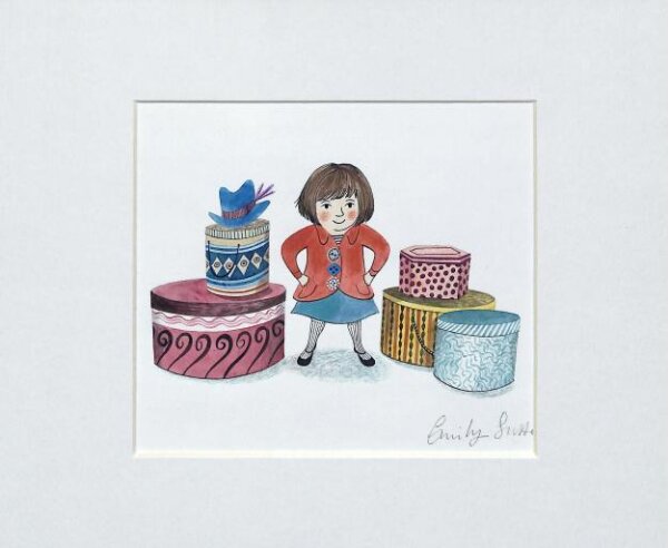 Emily Sutton, Clara among Hat Boxes