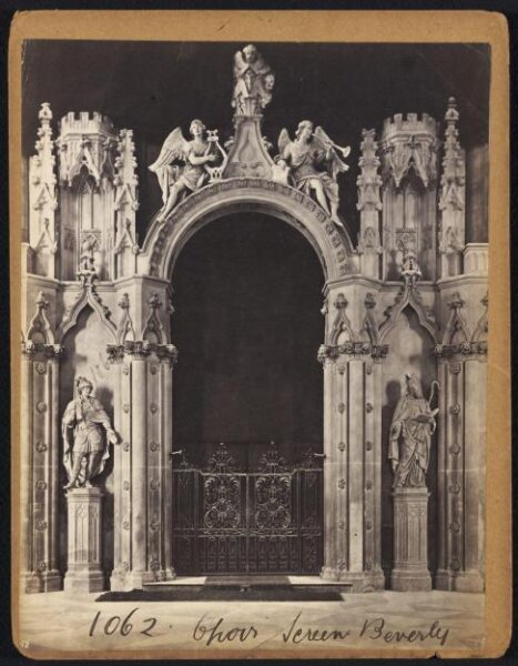 Francis Frith, Choir Screen.  Beverley