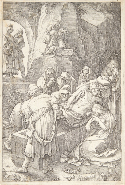 Hendrick Goltzius, Gravlæggelsen