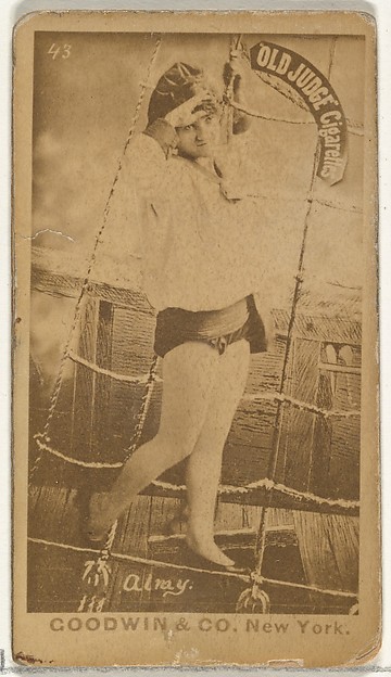 Goodwin & Company, Almy, from the Actors and Actresses series (N171) for Old Judge Cigarettes