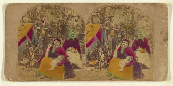 London Stereoscopic and Photographic Company, The Gipsy Camp. "A Gipsy's life is the life for me."