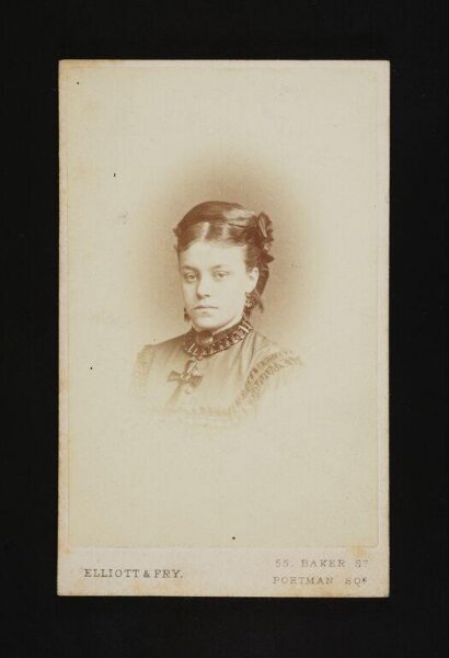 Elliott & Fry, A portrait of 'Lucy Fowles'