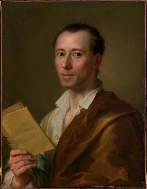 Anton Raphael Mengs, Johann Joachim Winckelmann (1717–1768)