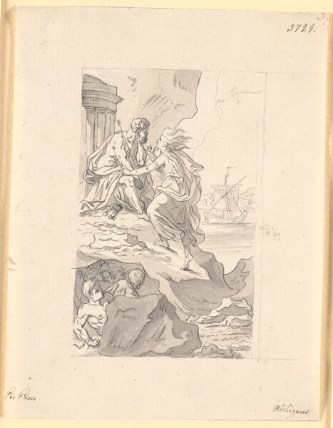 Nicolai Abildgaard, Avind hos Æolus. "Peder Paars". 1.bog 1.sang