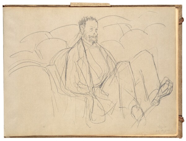 Edgar Degas, Ludovic Lepic at the Theatre