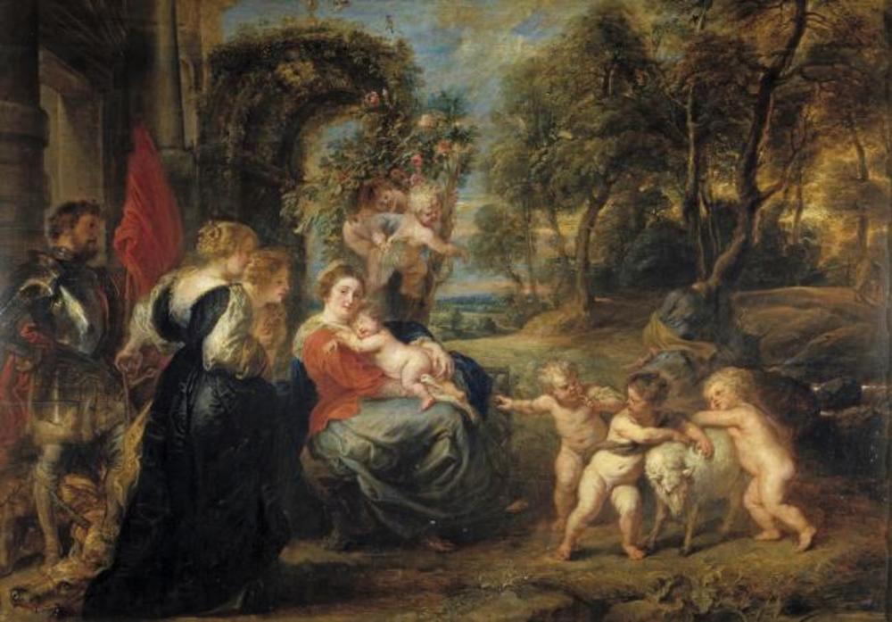 Peter Paul Rubens, The Rest on the Flight into Egypt with Saints
