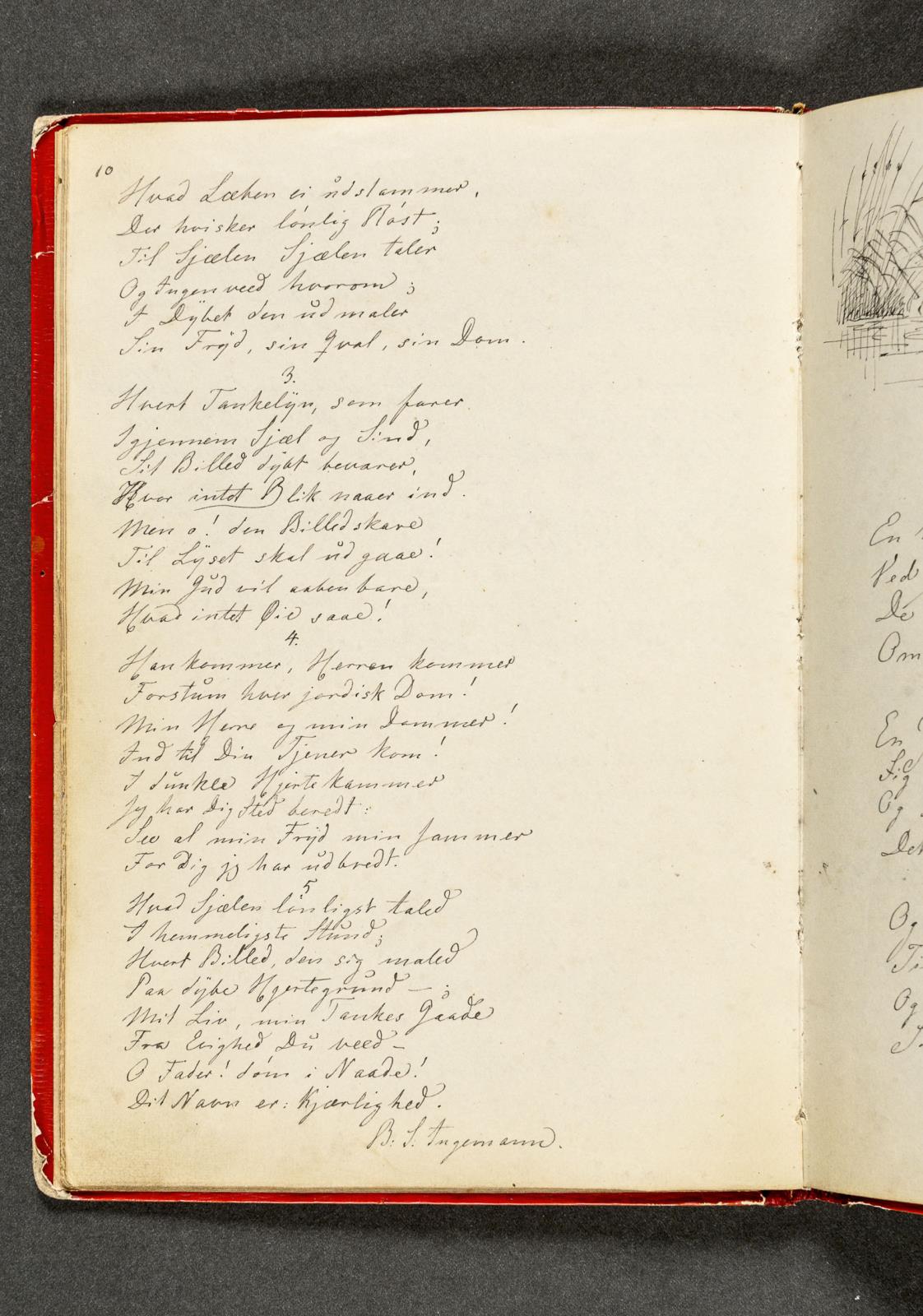 Johan Thomas Lundbye, Vers. Side 10