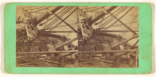 Unknown, [Damaged whaling ship]
