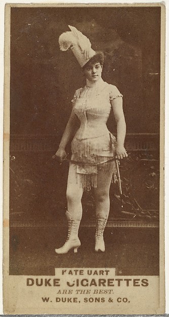 W. Duke, Sons & Co., Kate Uart, from the Actors and Actresses series (N145-7) issued by Duke Sons & Co. to promote Duke Cigarettes