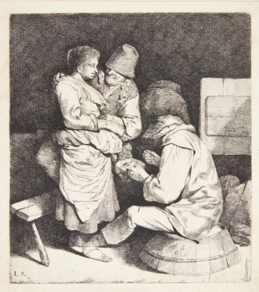 Cornelis Pietersz Bega, Ung værtinde i en krostue