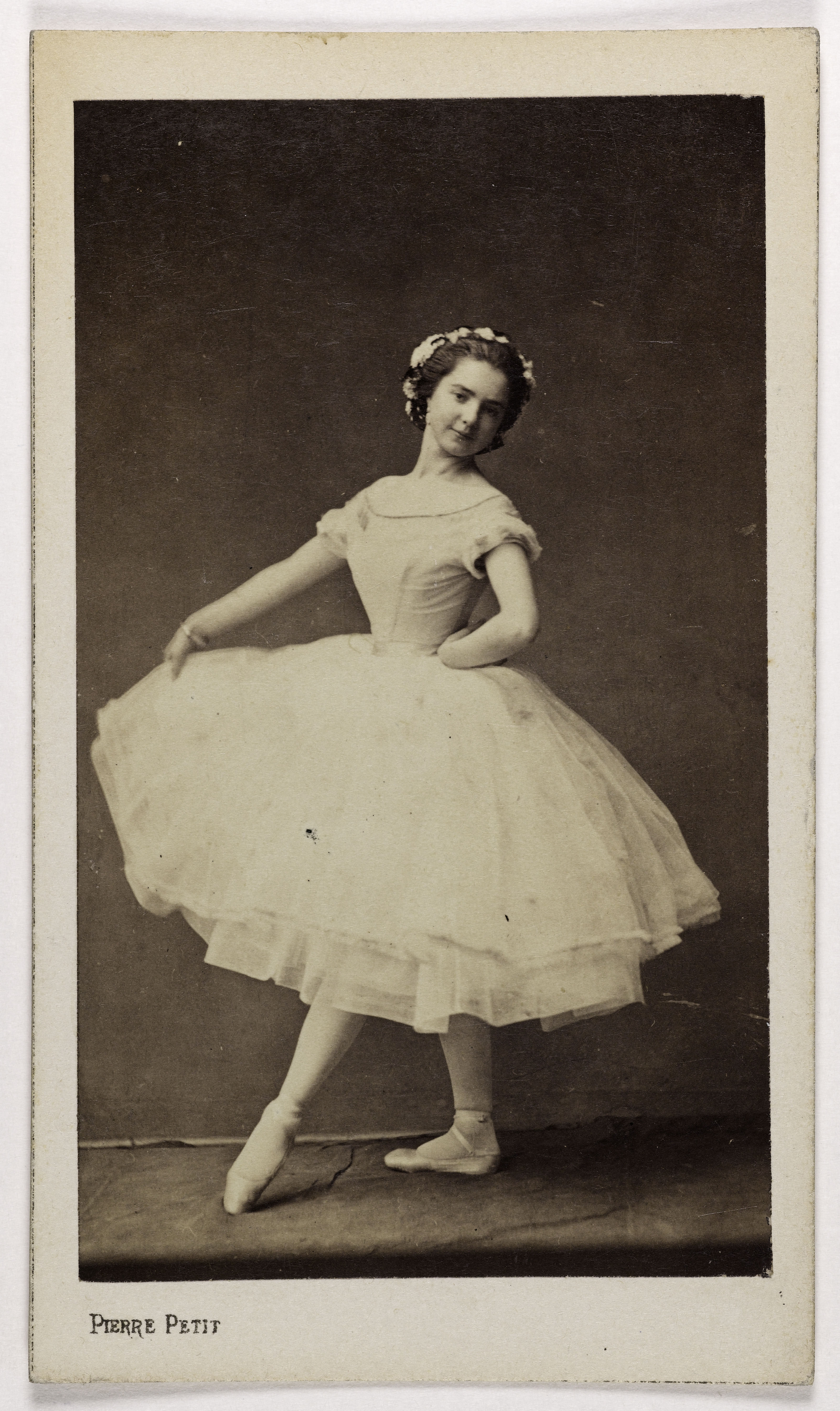 Pierre Petit, Portrait d’Ernesta Bioletti (danseuse au Théâtre des Variétés et à Londres)
