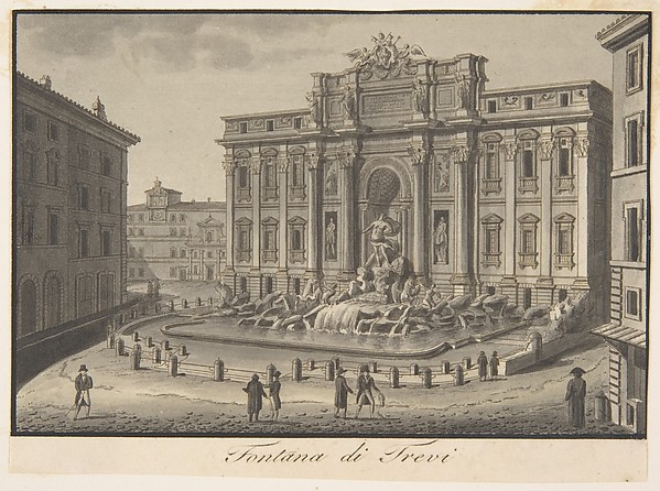 Giovanni Battista Cipriani, The Trevi Fountain, Rome