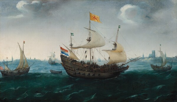 Hendrick Cornelisz Vroom, A Fleet at Sea