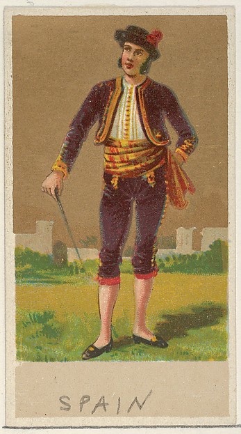 Allen & Ginter, Spain, from the Natives in Costume series (N16), Teofani Issue, for Allen & Ginter Cigarettes Brands