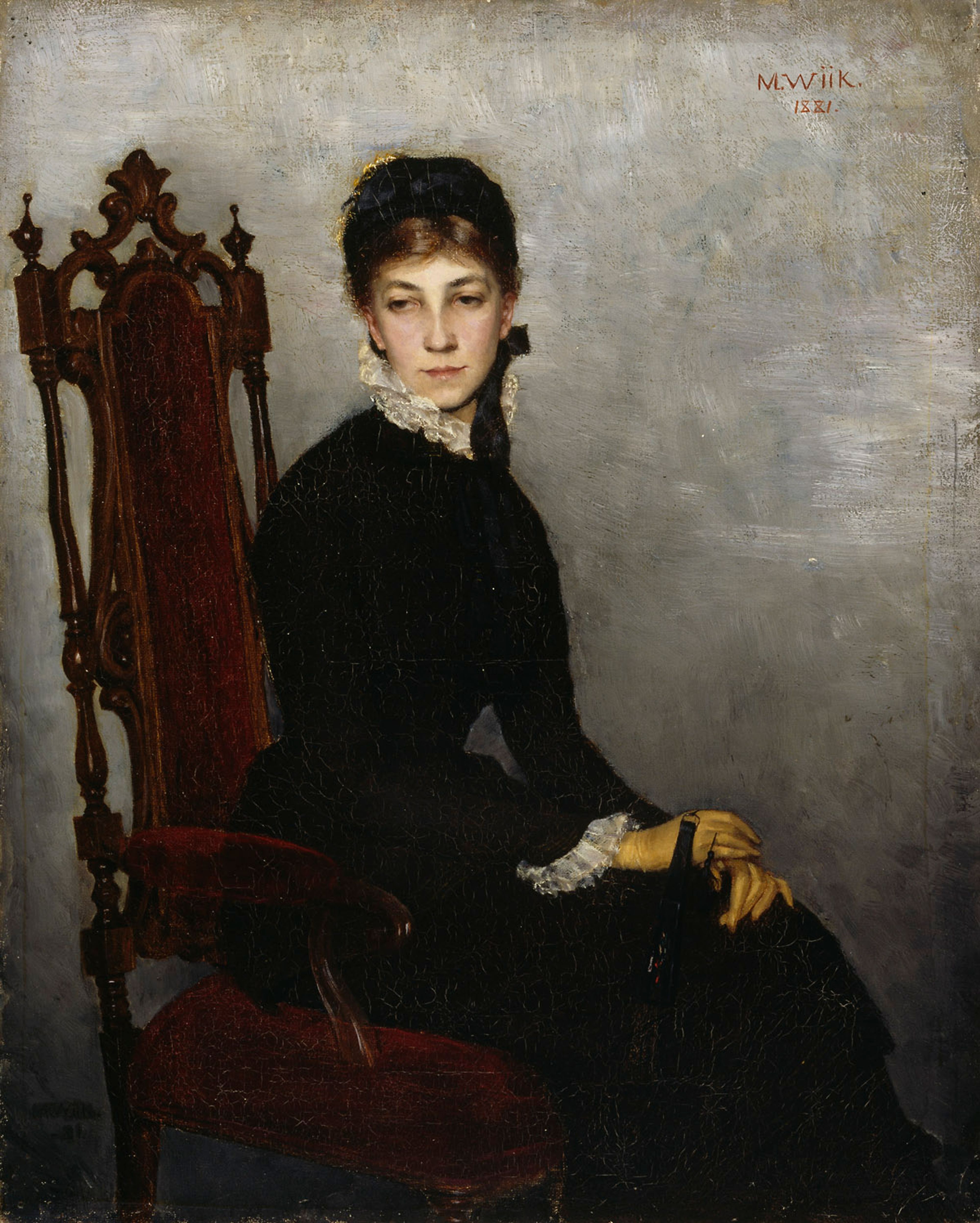 Maria Wiik, Portrait of Hilda Wiik