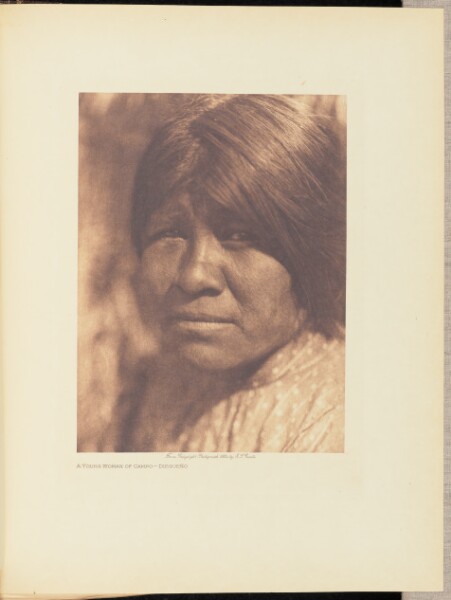 Edward S. Curtis, A Young Woman of Campo - Diegueño