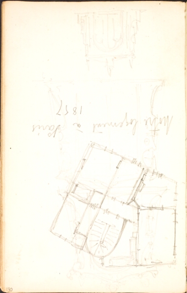 Lorenz Frølich, Skitsebog nr. 53 Flensborg Paris 1857
