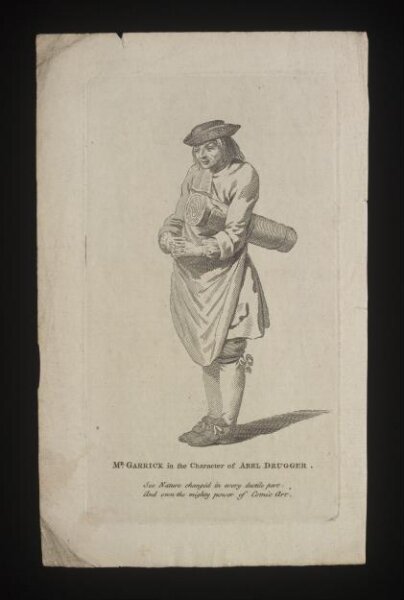 unknown, Mr Garrick in the character of Abel Drugger