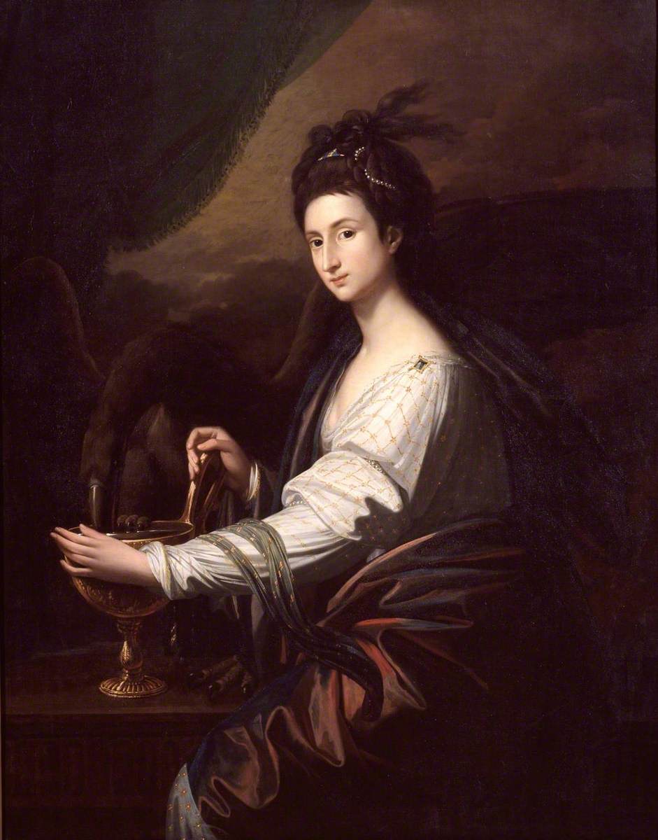 Benjamin West, Mrs Worrell as Hebe