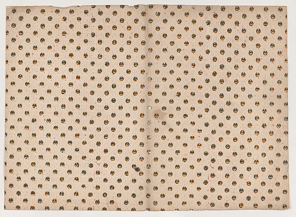 Anonymous, Book cover with overal circle and dot pattern