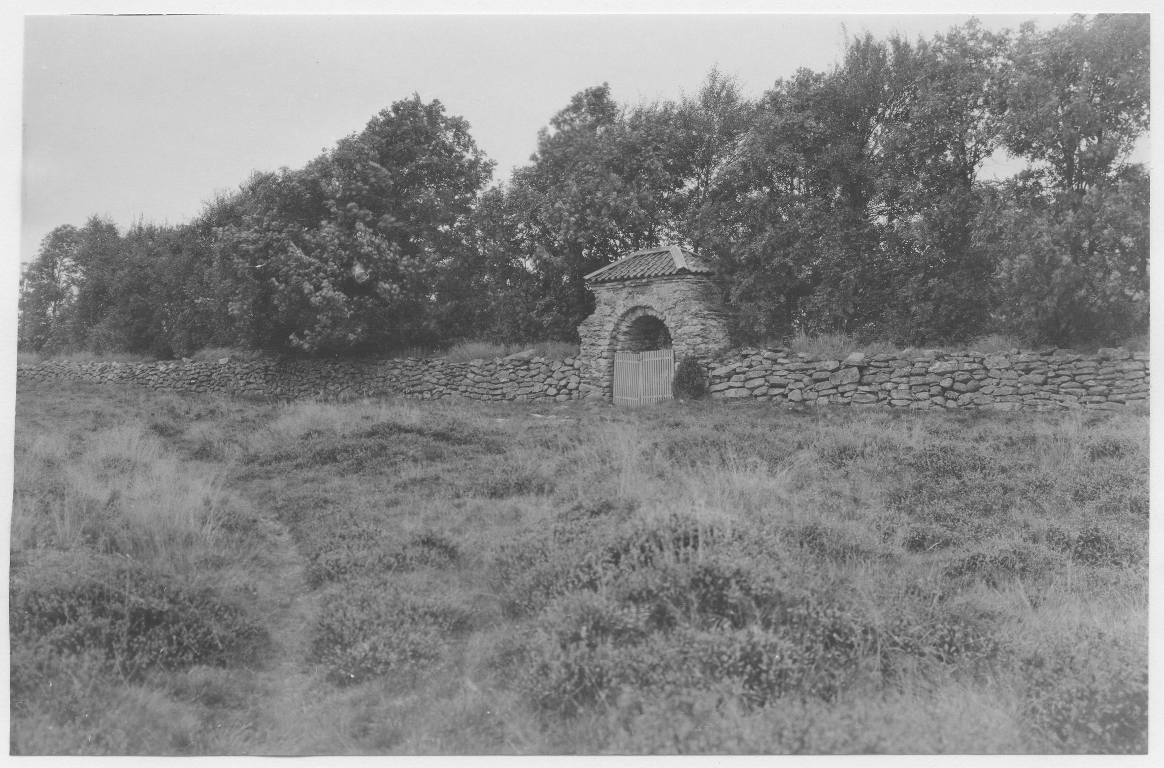 Mårten Sjöbeck, Hanhals ödekyrkogård