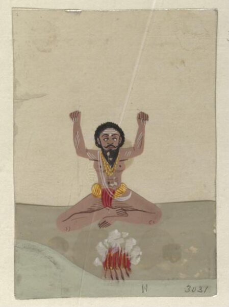 Unknown, Twelve drawings of unidentified ascetics and mendicants.