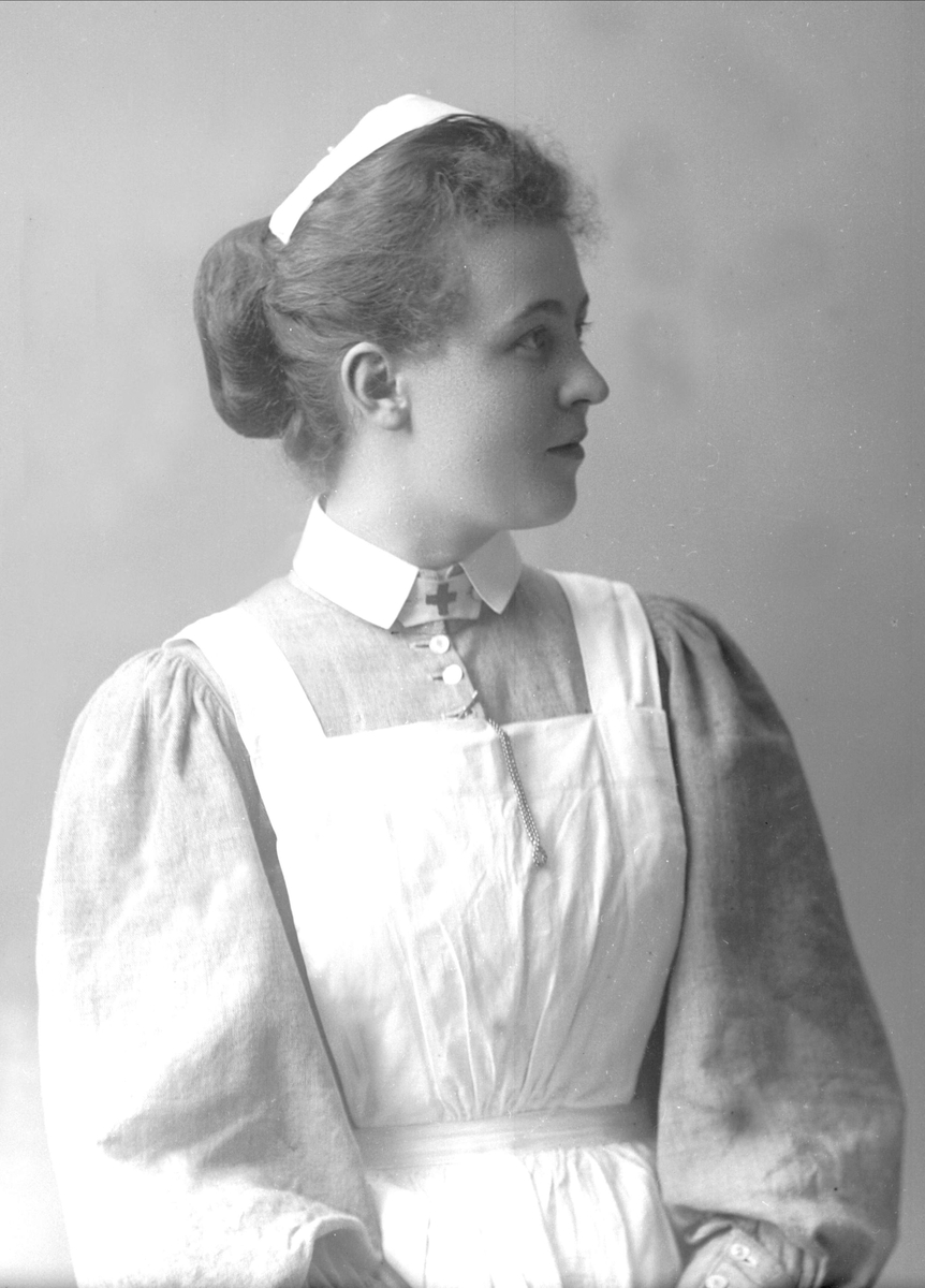 Gustav Borgen, Portrett, sykepleier, frøken Tønnesen.